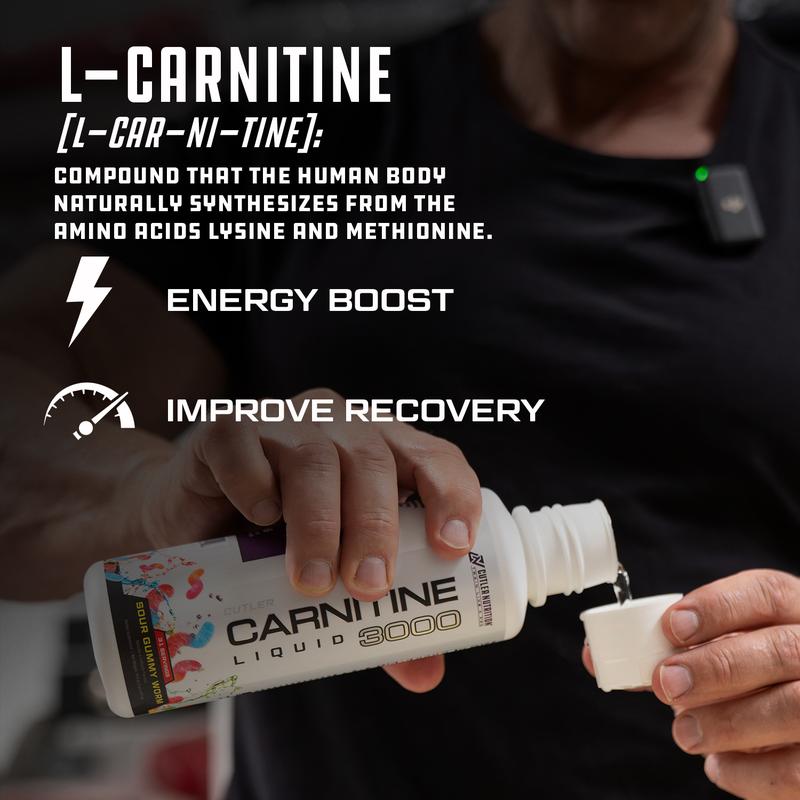 Carnitine Liquid Supplement | Sour Gummy Worm Flavor