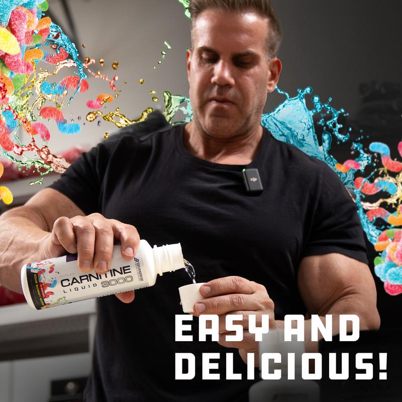 Carnitine Liquid Supplement | Sour Gummy Worm Flavor